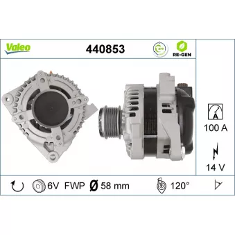 Alternateur VALEO 440853