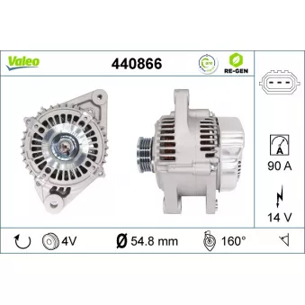 Alternateur VALEO OEM 2706023020