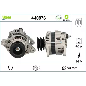 Alternateur VALEO OEM 231007T40A