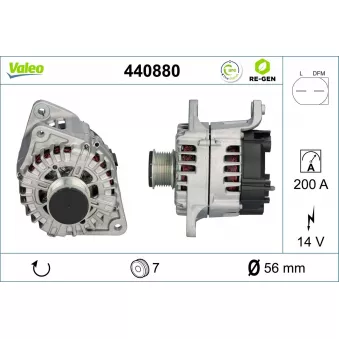 Alternateur VALEO OEM 5801837075