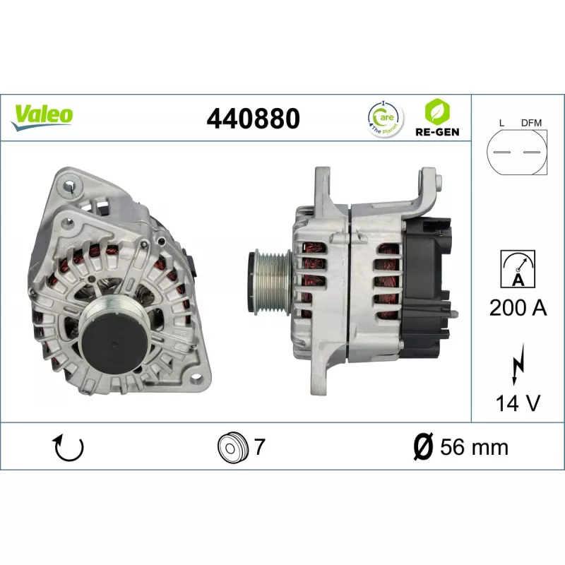 Alternateur VALEO 440880 - Visuel 1