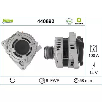 Alternateur VALEO OEM 270600N050