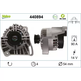 Alternateur VALEO OEM 52003537
