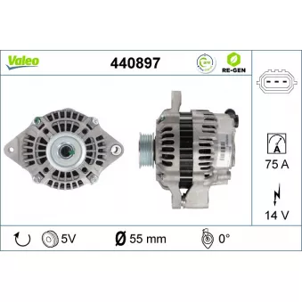 Alternateur VALEO OEM 3140055L00