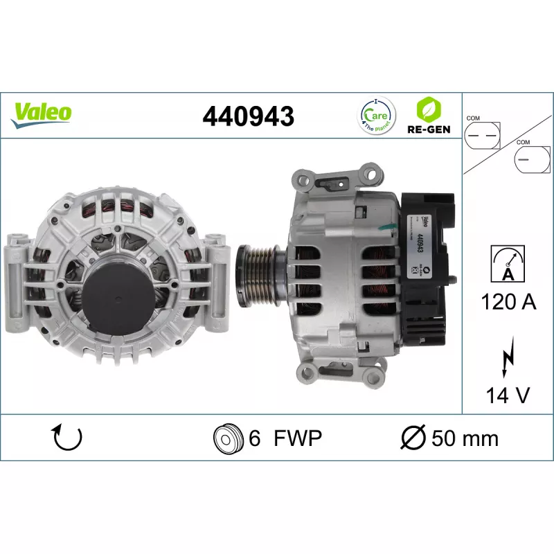 Alternateur VALEO 440943 - Visuel 1