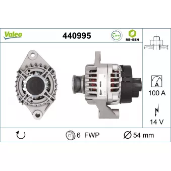 Alternateur VALEO OEM 1202274