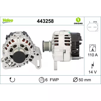 Alternateur VALEO OEM 045903023H