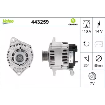 Alternateur VALEO OEM 504009977