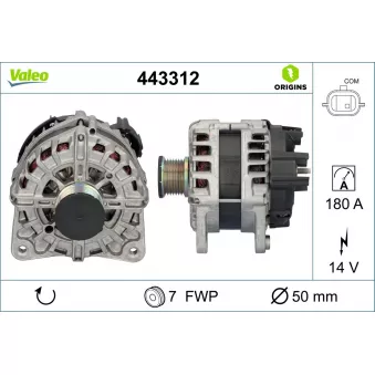Alternateur VALEO OEM 231004742R
