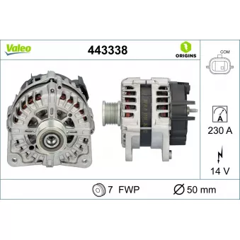 Alternateur VALEO OEM 231007619R