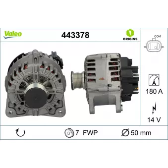 Alternateur VALEO 443378