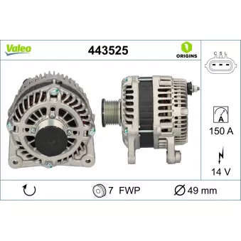 Alternateur VALEO OEM 23100JG71B