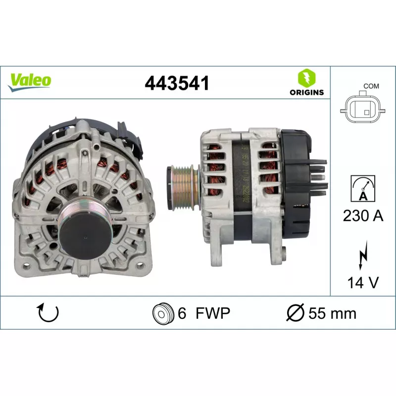 Alternateur VALEO 443541 - Visuel 1