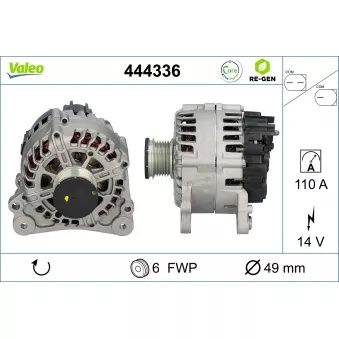 Alternateur VALEO 444336