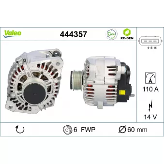 Alternateur VALEO OEM 373002G400