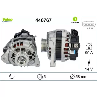 Alternateur VALEO 446767
