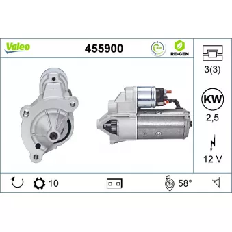 Démarreur VALEO OEM 5802G4