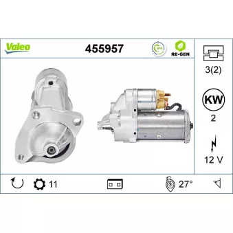 Démarreur VALEO 455957