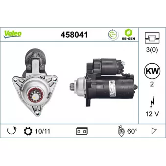 Démarreur VALEO OEM 02B911023DX