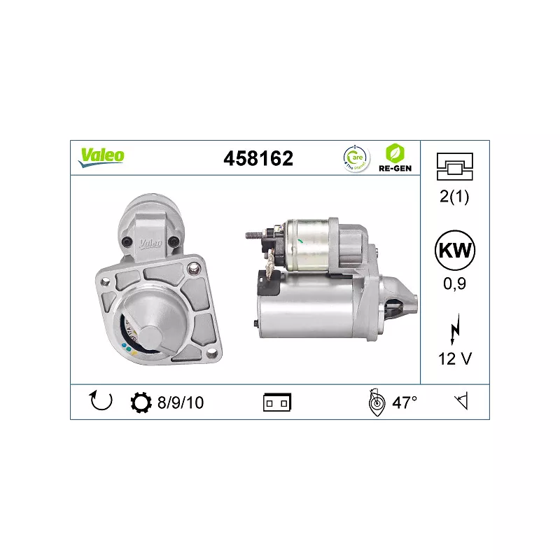 Démarreur VALEO 458162 - Visuel 1
