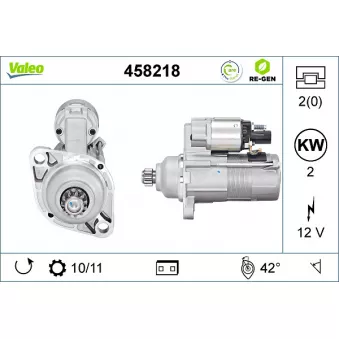 Démarreur VALEO 458218