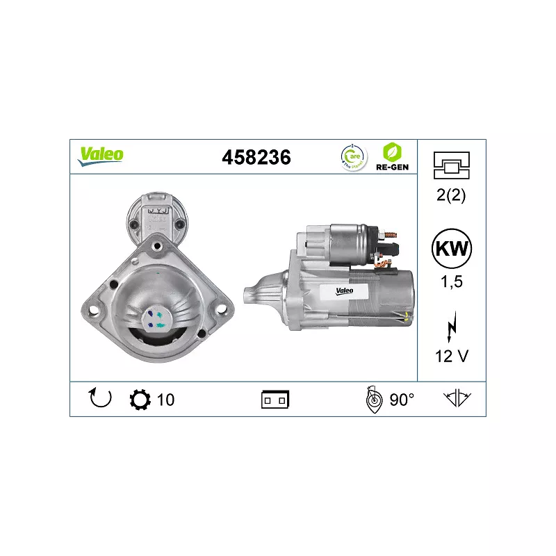 Démarreur VALEO 458236 - Visuel 1