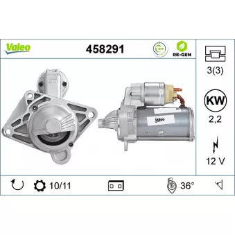 Démarreur VALEO 458291