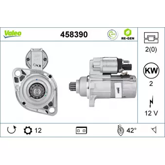 Démarreur VALEO OEM 02M911024PX