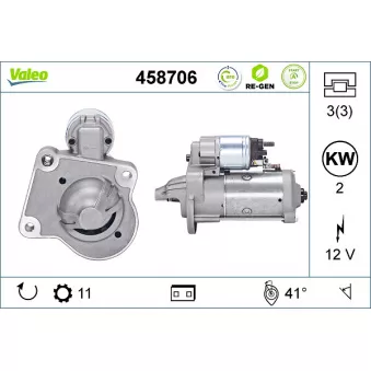Démarreur VALEO 458706