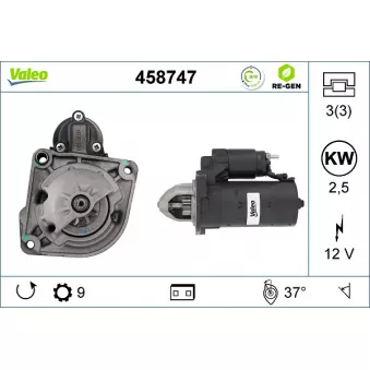 Démarreur VALEO OEM 51779086