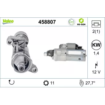 Démarreur VALEO 458807