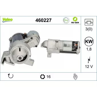 Démarreur VALEO 460227
