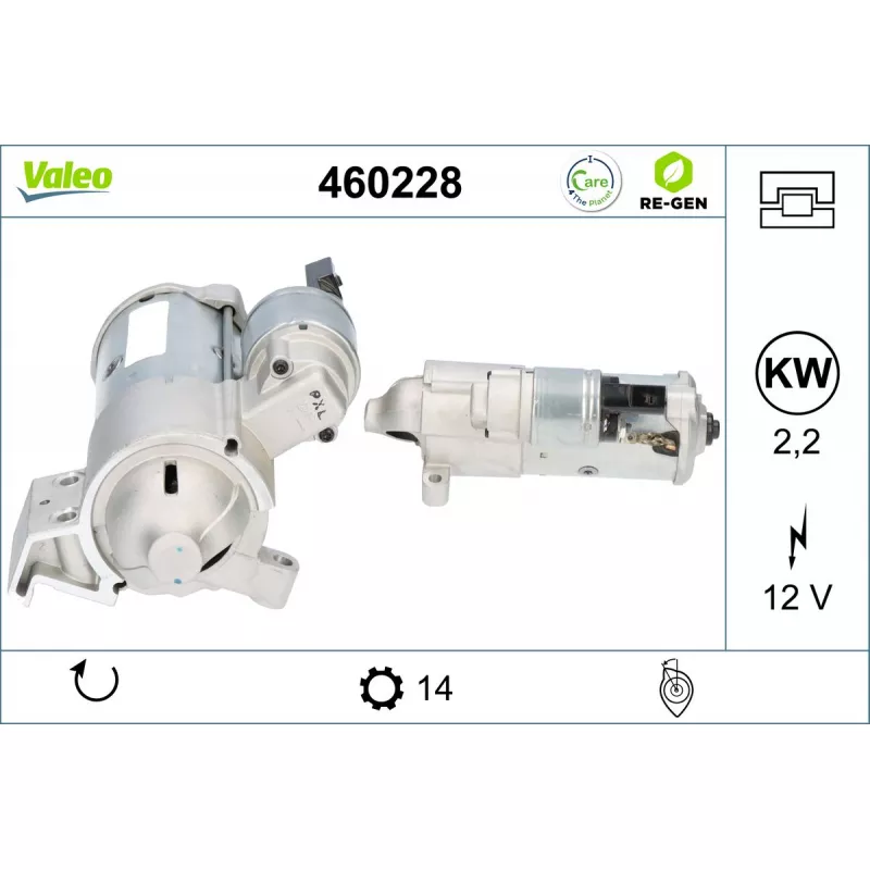 Démarreur VALEO 460228 - Visuel 1
