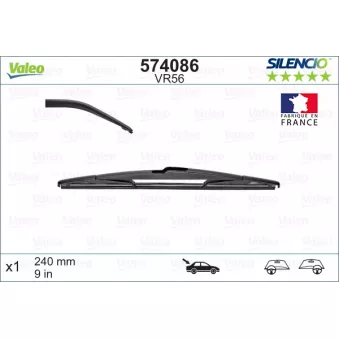 Balai d'essuie-glace VALEO OEM 1607676480