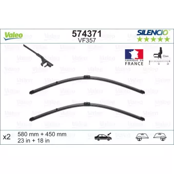 Kit balais d'essuie-glace VALEO 574371