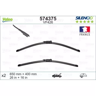 Kit balais d'essuie-glace VALEO 574375