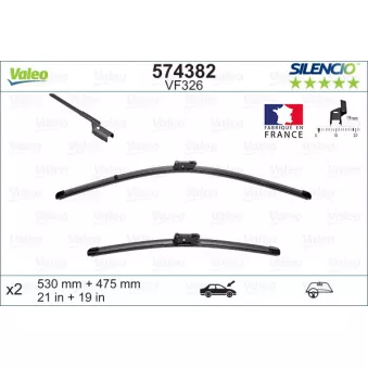 Kit balais d'essuie-glace VALEO [574382]