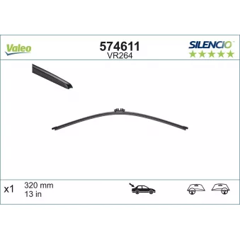 Balai d'essuie-glace VALEO OEM 8R0955425