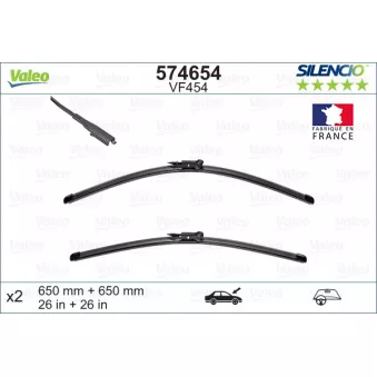 Kit balais d'essuie-glace VALEO 574654