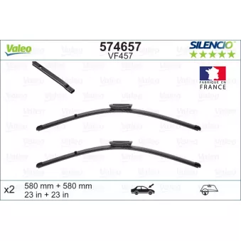 VALEO 574657 - Kit balais d'essuie-glace