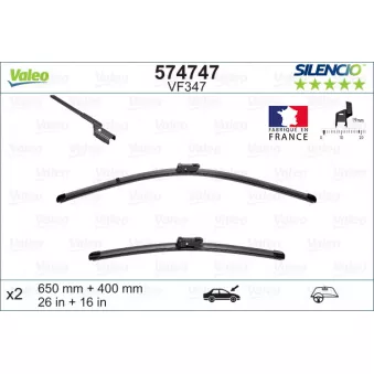 Kit balais d'essuie-glace VALEO [574747]