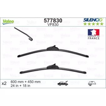 Kit balais d'essuie-glace VALEO 577830