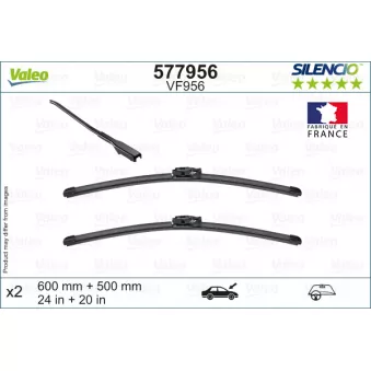 Kit balais d'essuie-glace VALEO OEM 61612455085
