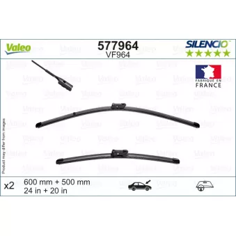 Kit balais d'essuie-glace VALEO 577964