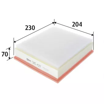 Filtre à air VALEO [585427]