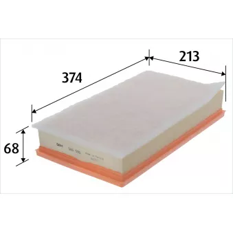 Filtre à air VALEO OEM 3Q0129620A