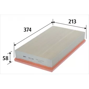 Filtre à air VALEO OEM 3Q0129620