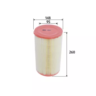 Filtre à air VALEO OEM 51793172