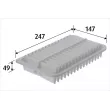 VALEO 585827 - Filtre à air