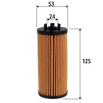Filtre à huile VALEO OEM 11428580412